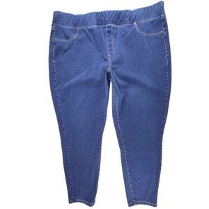Venezia Jeans 26 Medium Wash Straight Leg Denim Classic Comfort Stretch Pants